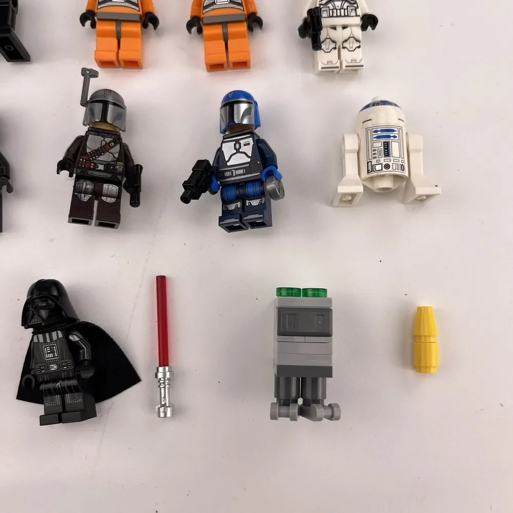 lego star wars minifigure lot Clone Trooper Commander Darth Droid Mando